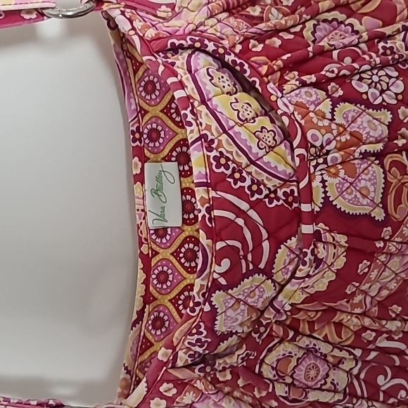 Vera Bradley pink paisley shoulder bag - Picture 8 of 9